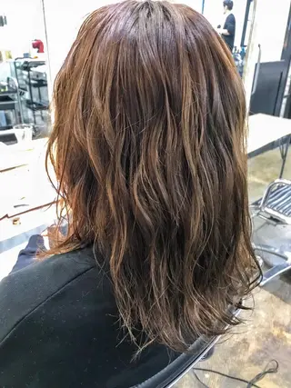 ミディアム 初めてでも失敗しない 透明感カラー Miiのヘアスタイル