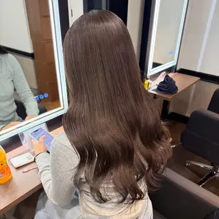 カラー 暖色/透明感カラー 🤍yuzuho🫧のヘアスタイル