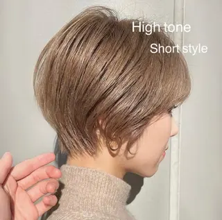 ショート カラー スタイリスト 林 風香のヘアスタイル