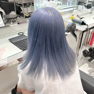 セミロング カラー ヘアアレンジ 縮毛矯正🤍 ボブ/ HIKARIのヘアスタイル