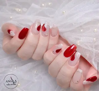 ネイル ANGILA ネイル¨̮S*Y*Kのネイルデザイン