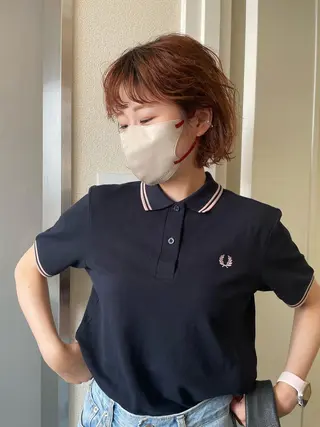 ミディアム 山口 朔弥のヘアスタイル