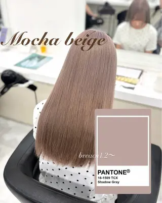 ロング カラー ベージュ🥣レイヤー 🎀Himari🎀のヘアスタイル