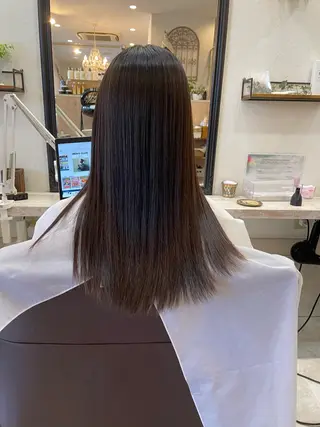 ロング 津田 あかねのヘアスタイル