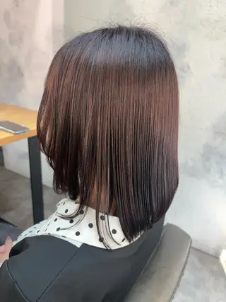 ミディアム シモイケ ルアのヘアスタイル