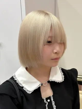 ミディアム カラー 艶カラー⏳ブリーチ Natsukiのヘアスタイル