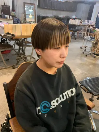 ショート カラー ヘアアレンジ メンズ キッズ 垢抜けカラー ヒロムのヘアスタイル