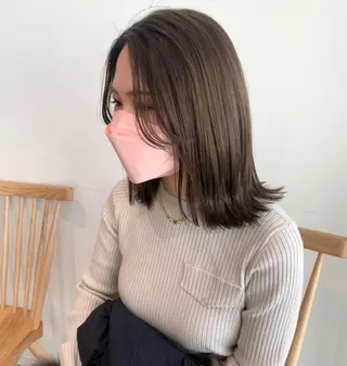 ミディアム ナチュラル艶ヘア 🌸内田彩香のヘアスタイル