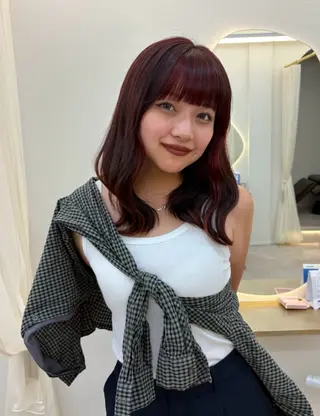 セミロング 大宮LINKTH/ nanaのヘアスタイル