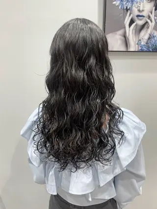ロング パーマ ヘアアレンジ Hair&Make Allureのヘアスタイル