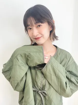 ショート 😺Fumio【透明 感ニュアンスカラー】のヘアスタイル