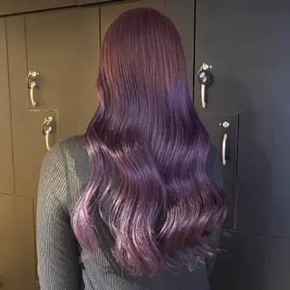 ロング カラー ヘアアレンジ 🫧ハイトーン×艶 カラー🫧 Rionのヘアスタイル