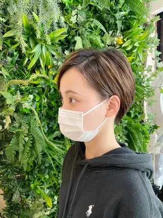 ショート 👑銀座ショート/ 絶壁補正/金子涼👑のヘアスタイル