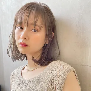 ミディアム カラー 🫧透明感ヘア🫧 🧸竹花　彩希🧸のヘアスタイル