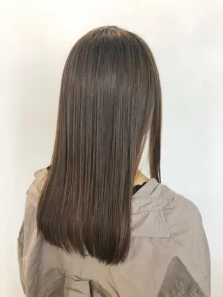 セミロング 花田 綾のヘアスタイル