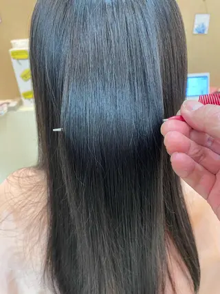 セミロング 島 りょう太郎のヘアスタイル