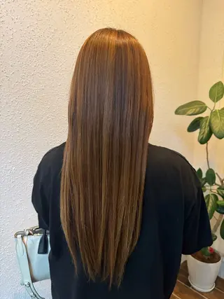 ロング パーマ 村上 輝のヘアスタイル