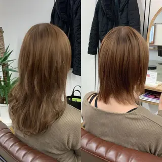 ショート シール／編込エクステ ヘアーエクステ専門店のヘアスタイル
