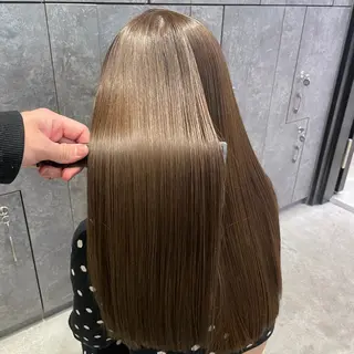 ロング パーマ 🤎渋谷/透明感 艶カラーみほ🎀໒꒱のヘアスタイル