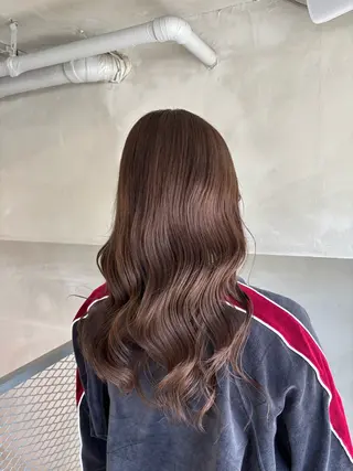 セミロング 透明感ブラウン🍪 ヒナノのヘアスタイル