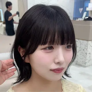 ショート きら🎀ボブ/ミディ アム/透明感カラーのヘアスタイル