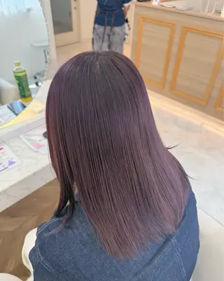 ミディアム 小林 美月 透明感カラーのヘアスタイル