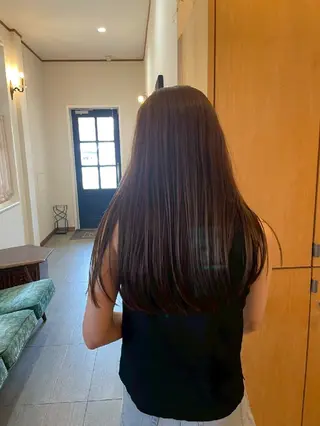 ロング カラー カラー*スパ*マツパ 池ヶ谷多恵🤎のヘアスタイル