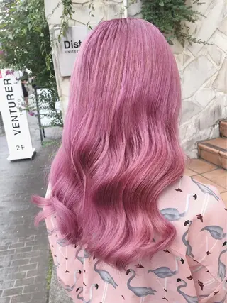 ロング カラー アニメカラー髪質改善 🎀🐰堀川智史🎀のヘアスタイル