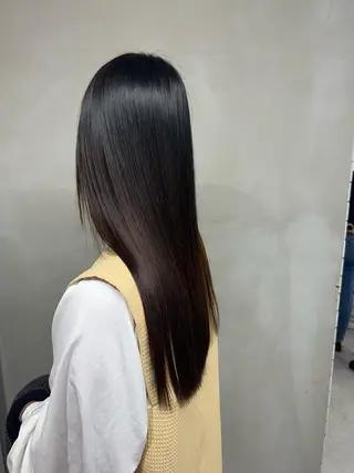 ロング パーマ 🫧レイヤーカット/ 韓国ヘア🫧辻優也のヘアスタイル