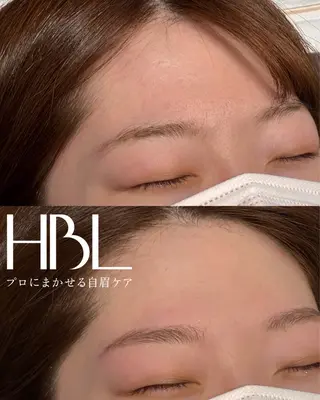 メンズ アイブロウ HBL眉毛&フェイス WAX専門ハルヒラリの眉毛・アイブロウイメージ