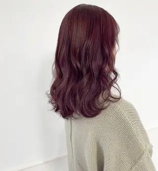 ミディアム Okamura Chisatoのヘアスタイル