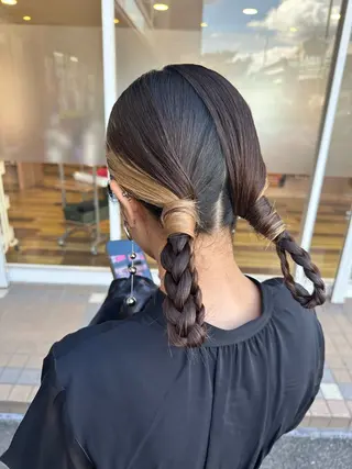 セミロング SHRIMP桐山 千苗のヘアスタイル