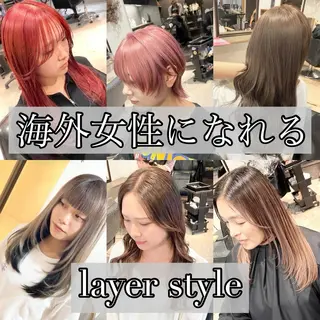 ロング カラー ギャルの革命児 秀斗のヘアスタイル