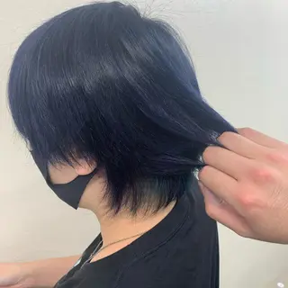 ショート カラー ヘアアレンジ ダブルカラー｜ なおき｜池袋美容師のヘアスタイル