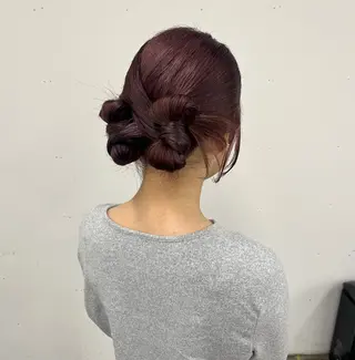 ヘアアレンジ 似合わせ艶感カラー/ オリーブ/チカ🎀のヘアスタイル