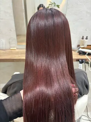 ロング カラー 武田 和子のヘアスタイル