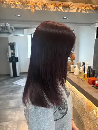 セミロング カラー 🪽🪷透明感/ ダブルカラー🪷🪽のヘアスタイル