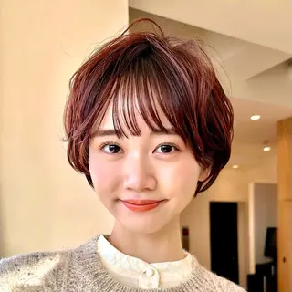 ショート カラー お悩み解決ショート/ 似合わせカット/といのヘアスタイル