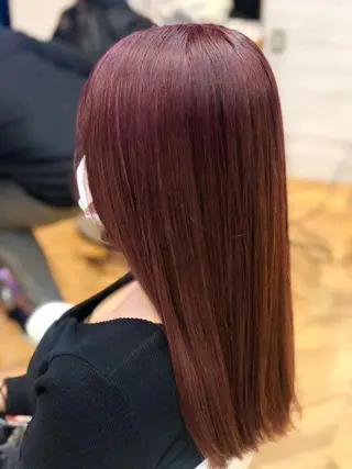 ロング 青木 優歩のヘアスタイル