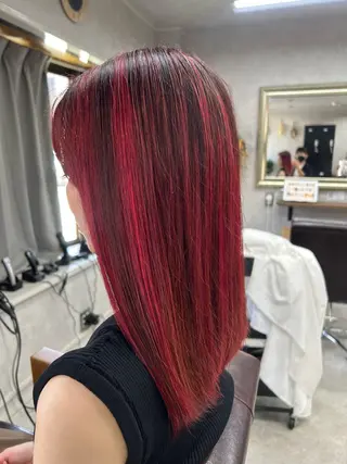 ロング カラー Lien 深井店のヘアスタイル