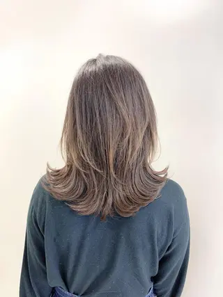 セミロング 藤田 純哉のヘアスタイル