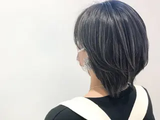 ショート カラー ヘアアレンジ いしだ みさきのヘアスタイル