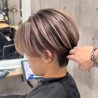 ショート メンズ縮毛矯正 🎖アジマ リョオのヘアスタイル