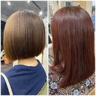 ミディアム 郷原 奈々のヘアスタイル