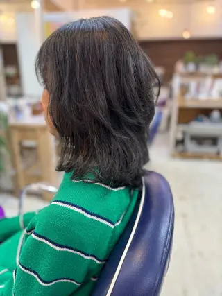 セミロング 仲田 大記のヘアスタイル