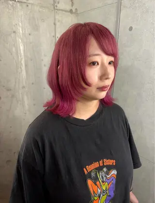ミディアム カラー 🎗️かとう しほ🎗️のヘアスタイル