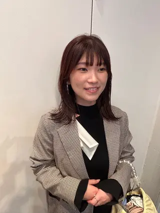ミディアム カラー ナチュラル大人っぽい スタイル MAORIのヘアスタイル