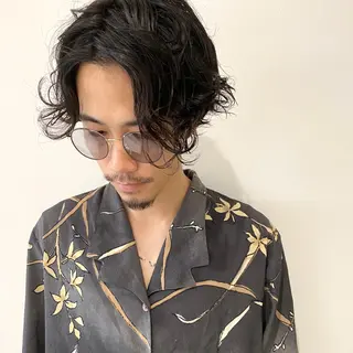 パーマ メンズ 永野 正芳のヘアスタイル