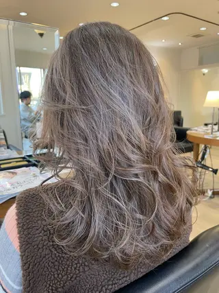 セミロング カラー 小酒井 智洋のヘアスタイル