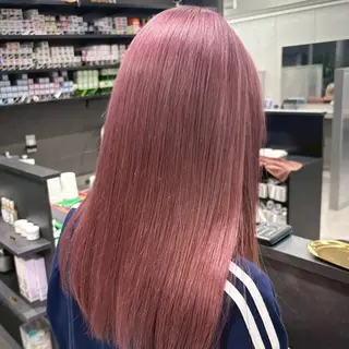 カラー Yoshiいろあそび 八王子/ハイトーンのヘアスタイル